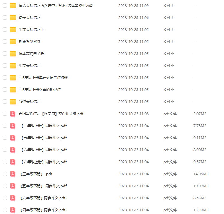 小學(xué)1-6年級(jí)滿分作文及陳心陳心滿分課堂資料大全 百度網(wǎng)盤(pán)下載